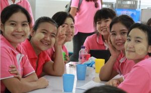 Domestic workers from Thailand and abroad came together and cleaned the state-run Rajvithi Home for Girls from disadvantaged families as a gesture of kindness