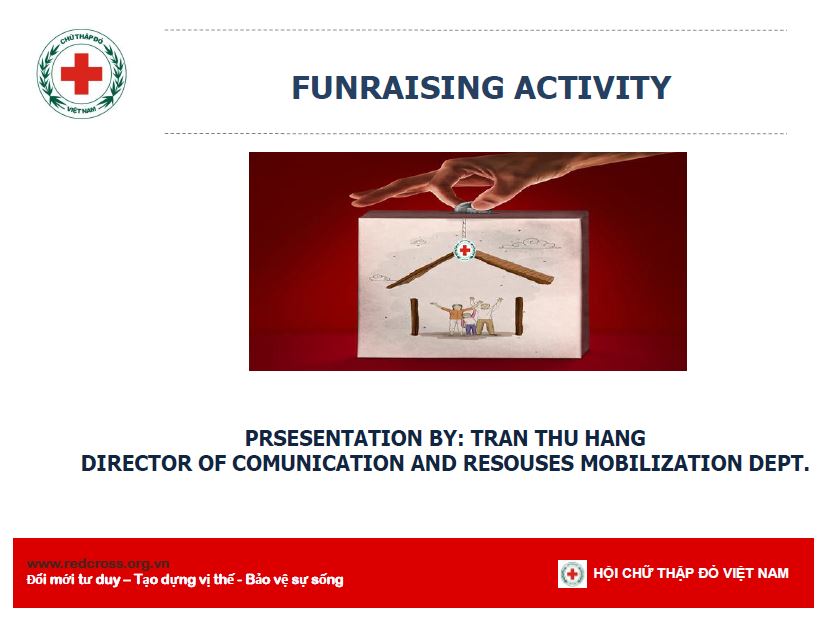 Fundraising Activity Report Resource Mobilization Training 19